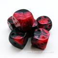 Bescon Raw Unpainted16MM Game Dice with Blank 6th Side, Gemini Two Tone Colors 5 Assorted Colors